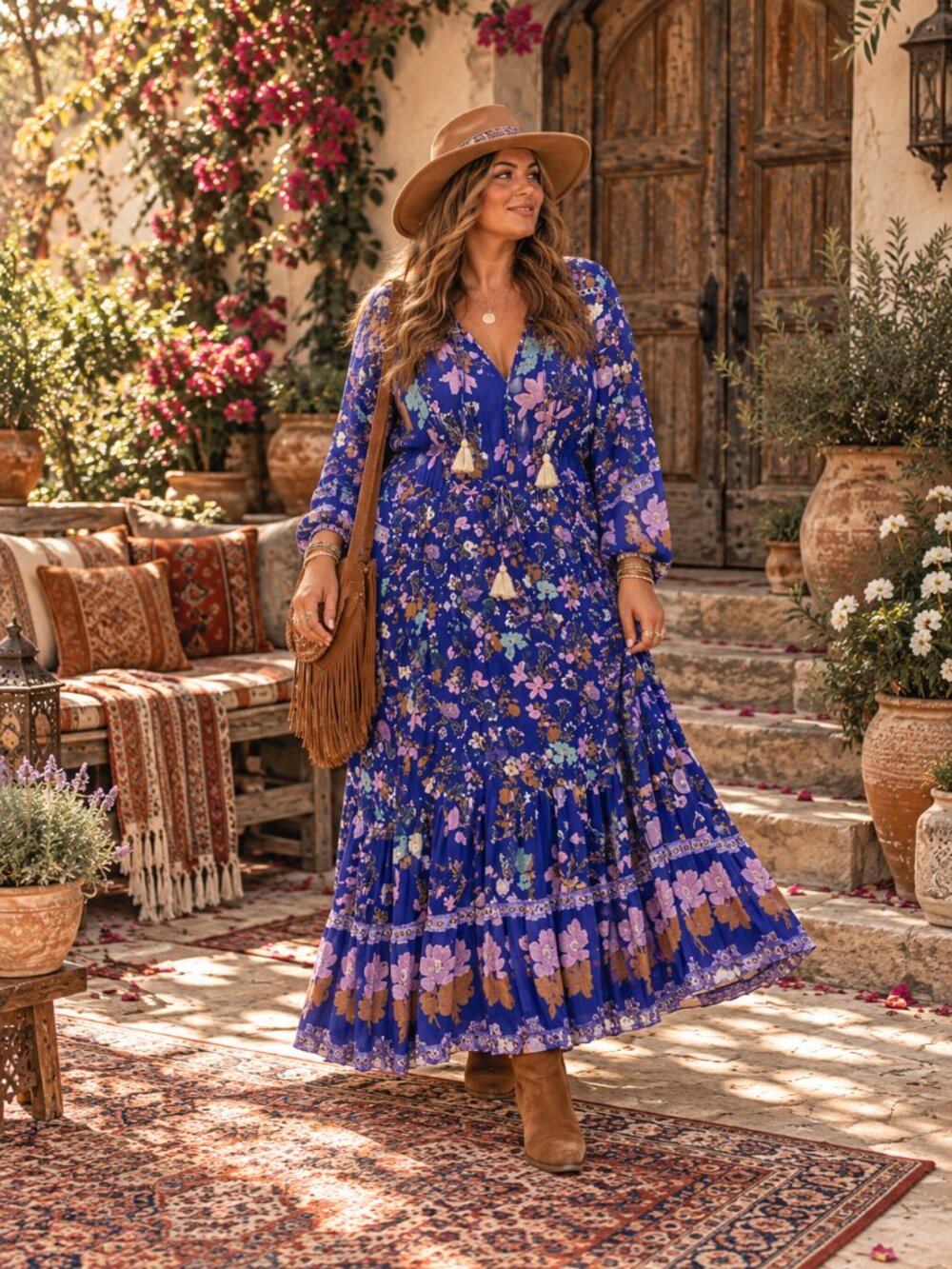Spell Floral Boho Maxi Dress